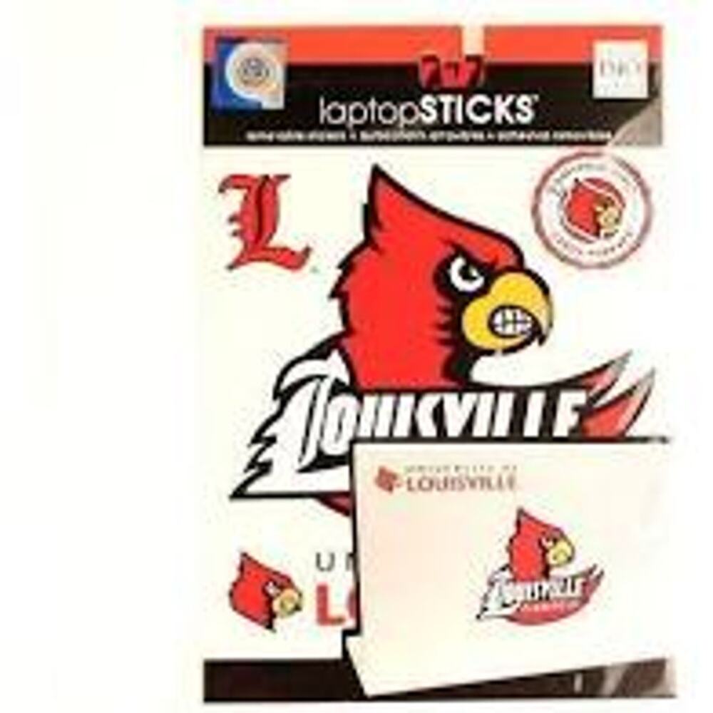 NCAA Louisville Cardinals Laptop Decal Computer Red Removable UL School Dorm